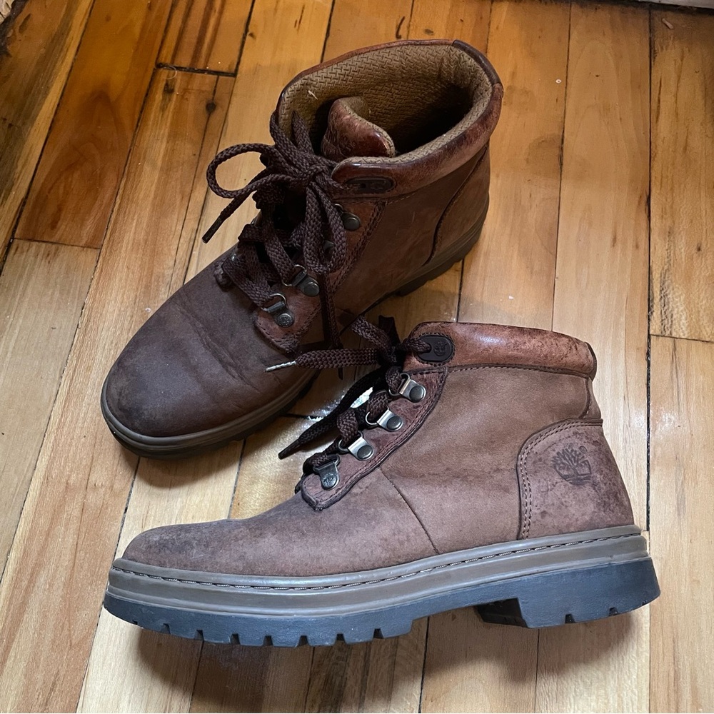 Timberland Waterproof Boot Brown Nubuck size 7